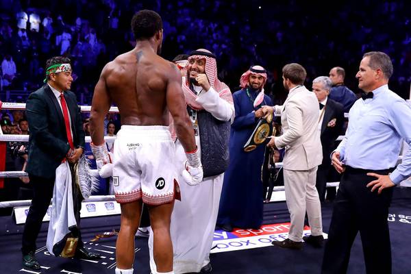 Joshua v Ruiz does little to gloss over fight for rights in Saudi Arabia