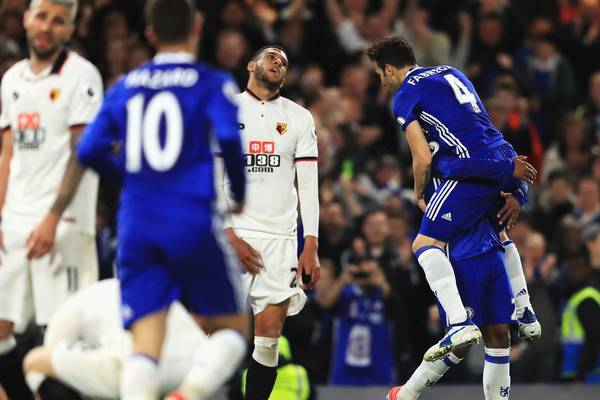 Champions Chelsea sign off at home with Watford goalfest