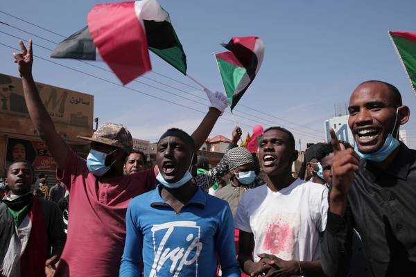 Hundreds of thousands march in Sudan protest against coup