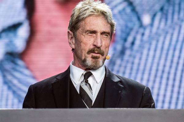 McAfee software creator jailed in Spain, sources say