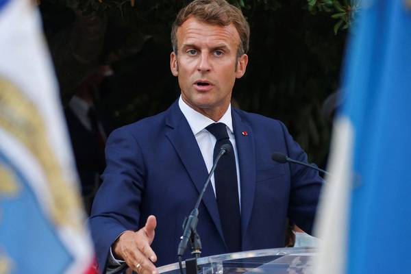 French president Emmanuel Macron to visit Ireland next Thursday