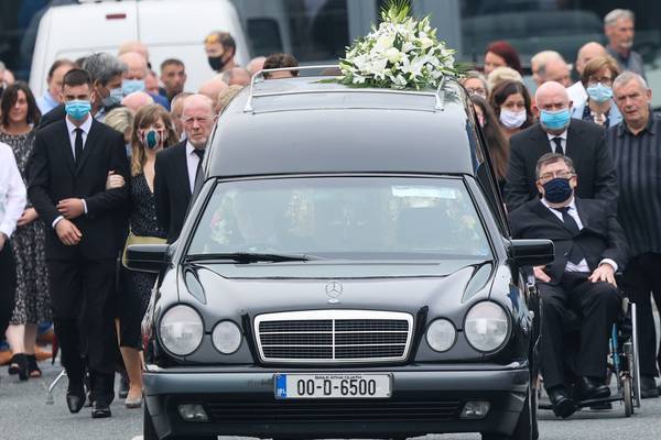Funeral takes place of mother of former taoiseach Brian Cowen