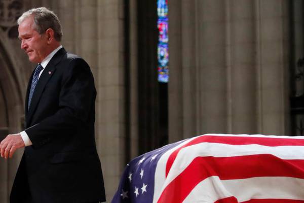 US, foreign diginitaries attend former president Bush’s funeral