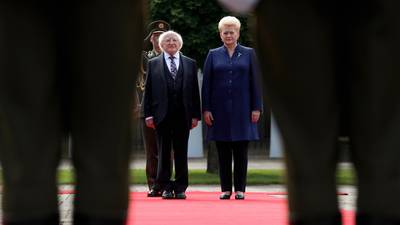 ‘It is not the war’: Lithuanian president warns against hard Irish Border