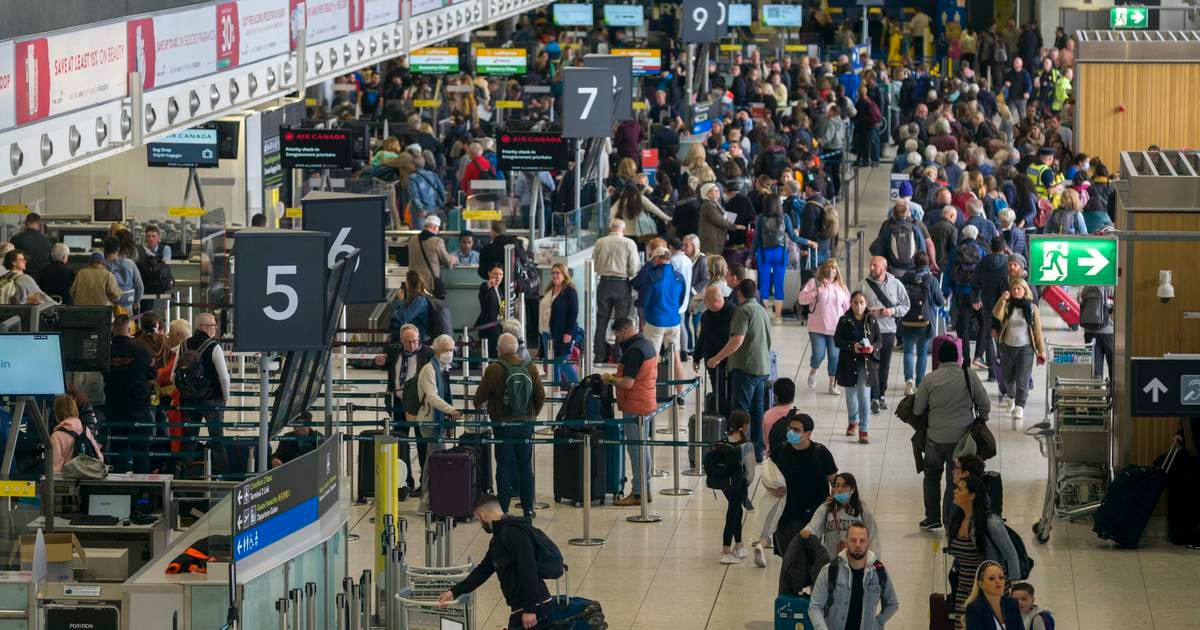 L’aéroport de Dublin ferme sa route de départ pour créer des files d’attente couvertes – The Irish Times