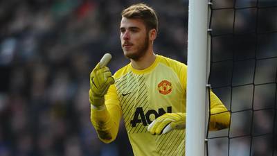 David Moyes says David de Gea proving a safe pair of hands for Manchester United