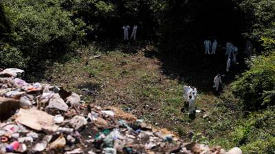 Search for student remains near dump in Mexico