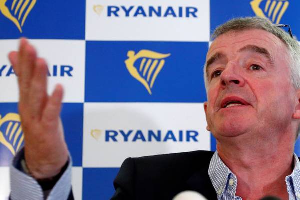 Fighting talk from O’Leary as investors bet Ryanair will beat rivals