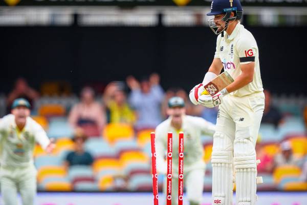 England bowled out for 147 by Australia as Ashes opens with a bang