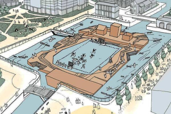 White-water rafting course proposed for George’s Dock in Dublin