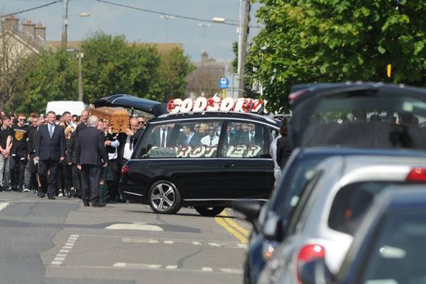 Gun violence has ‘no place in our society’, funeral told