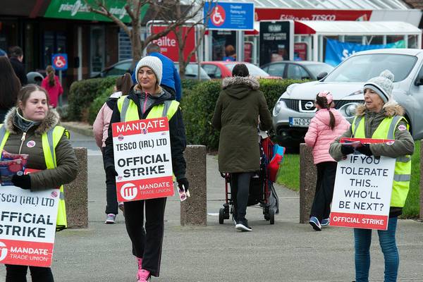 Tesco strike suspended to allow for      Labour Court talks