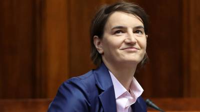 Ana Brnabic defies critics to become first woman to lead Serbia