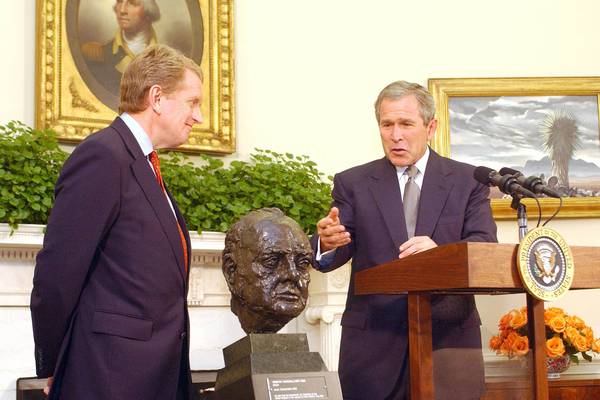 Johnson plays down Biden’s removal of Churchill bust