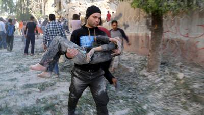 Children killed in government bomb attack in Syria, say rights groups