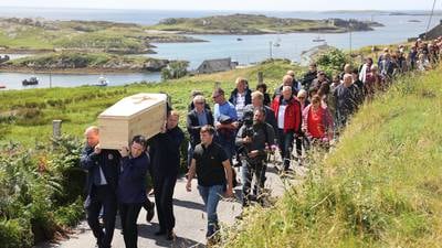 Stolen skulls finally come home to Inishbofin after 133 years for poignant burial ceremony