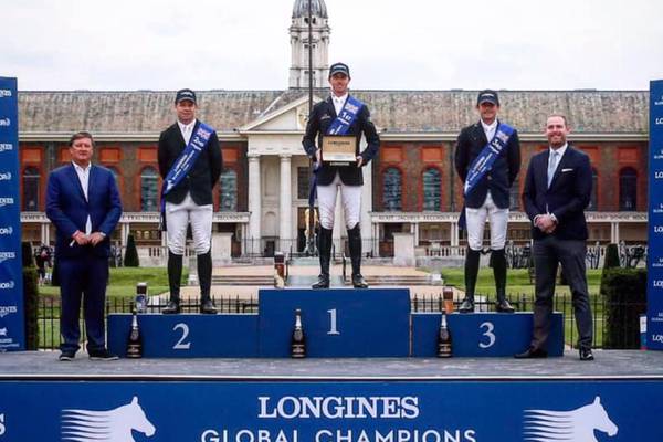 Equestrian: Sweetnam and Kenny place in London