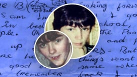 The last letters of Ann Lovett and her sister Trisha