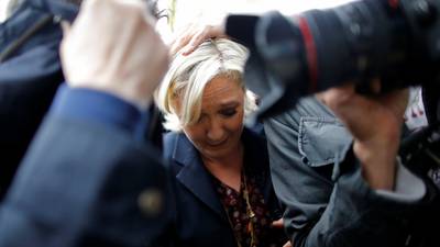 Le Pen hit with criticism – and eggs – after poor debate display