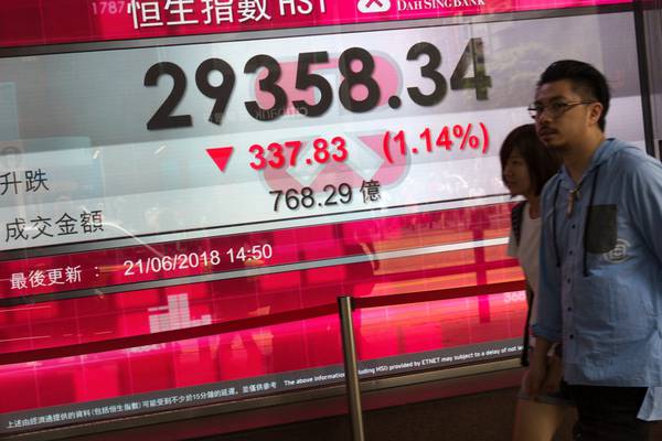Chinese stocks drop 4% as ECB move and exports fall spark growth concerns