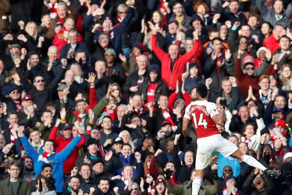 Aubameyang doubles up as Arsenal put Burnley to the sword