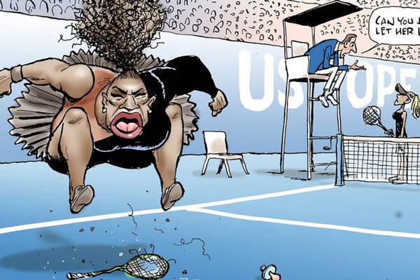 Serena Williams cartoon: Newspaper defends cartoonist