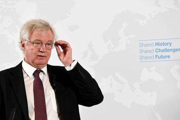 David Davis says state aid rules should apply in EU and UK after Brexit