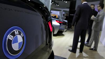 BMW  car earnings slip in first quarter