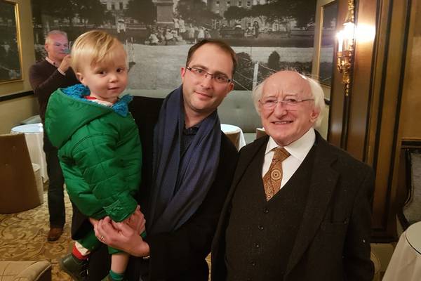 Hundreds attend Galway homecoming for Michael D Higgins