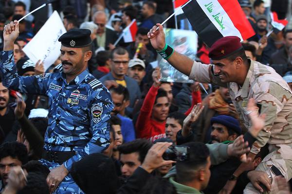 Iraq holds military parade celebrating victory over Islamic State