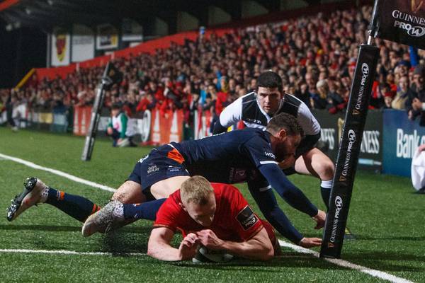 Munster’s internationals return to swat Edinburgh aside