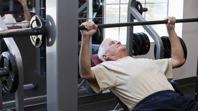 Weight training can roll back the years for older people