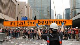 Hong Kong protest site cleared  by police