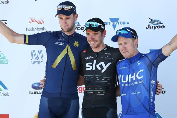 Conor Dunne finishes second on stage two of  Jayco Herald Sun Tour