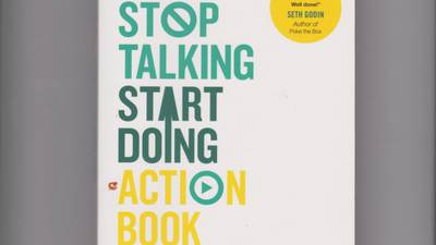 Booked review: Stop talking, Start doing action book