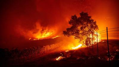 Thousands ordered to evacuate amid fires in California wine country