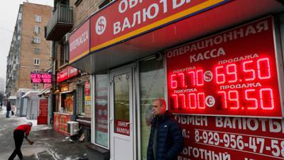 Russian capital exits as stand-off with West intensifies