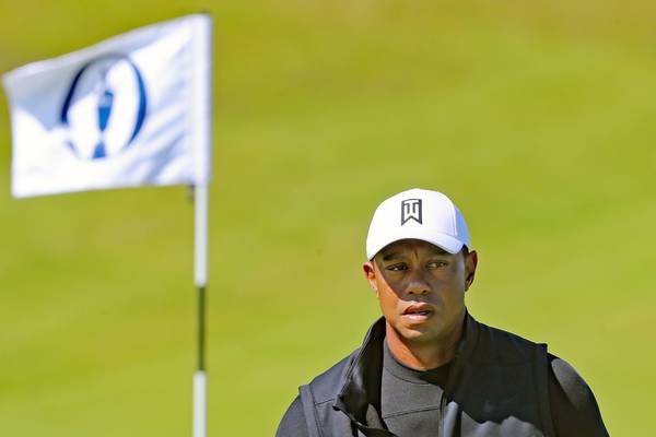 Tiger Woods rolls up to Royal Portrush for British Open prep