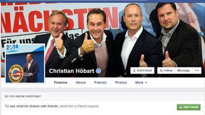 Austrian politician calls asylum seekers ‘cave men’ on Facebook