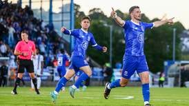 Padraig Amond’s hat-trick secures victory for Waterford over Drogheda