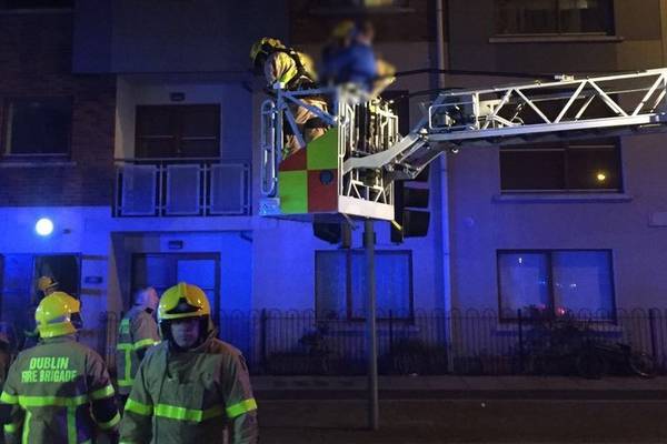 Six rescued from Dublin apartment fire in early hours