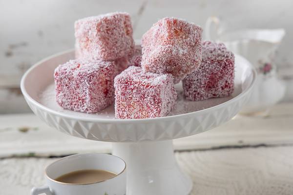 Raspberry lamingtons – a delightful dessert from down under