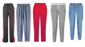 Tracksuit bottoms: no longer just for the couch