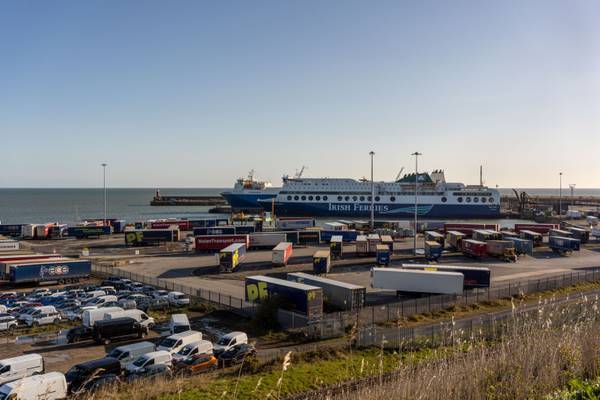 Man airlifted to hospital after truck overturns near Rosslare Europort