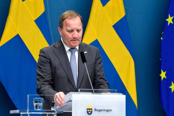 Swedish prime minister Stefan Lofven loses no-confidence vote