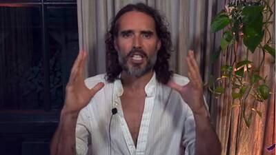 Russell Brand posts video claiming UK government wants to censor him