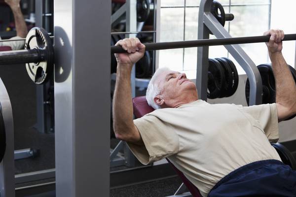 Weight training can roll back the years for older people