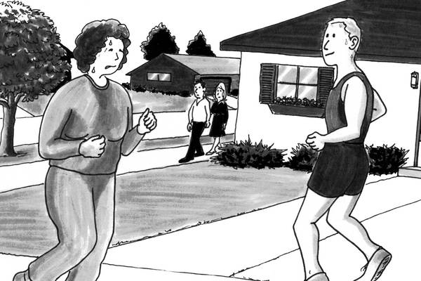 Joggers vs walkers: ‘As a runner I’m aware of everything around me. Why aren’t walkers?’