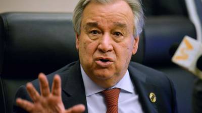 ‘Code red for humanity’: UN secretary general responds to climate report