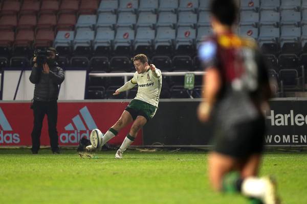 Paddy Jackson rescues draw for London Irish against Harlequins